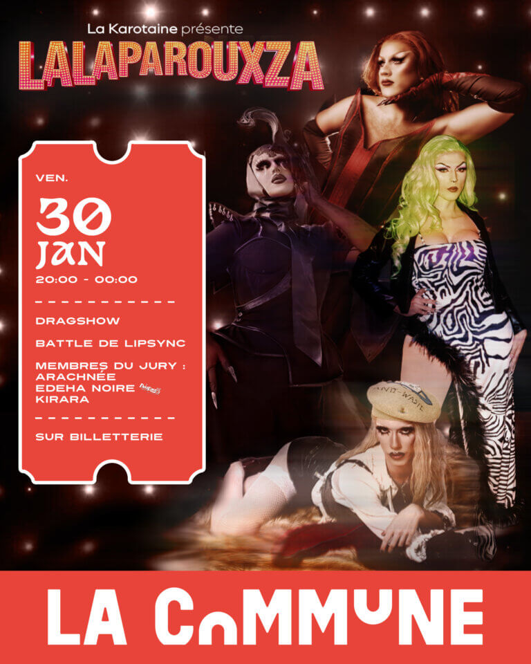 drag show lalaparouxza la commune gerland