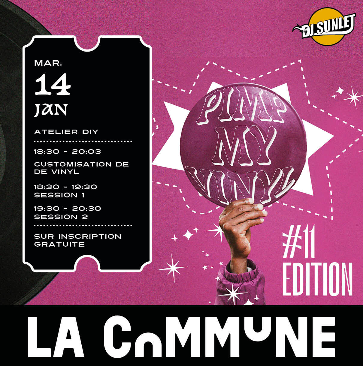 Affiche pour l'atelier DIY 