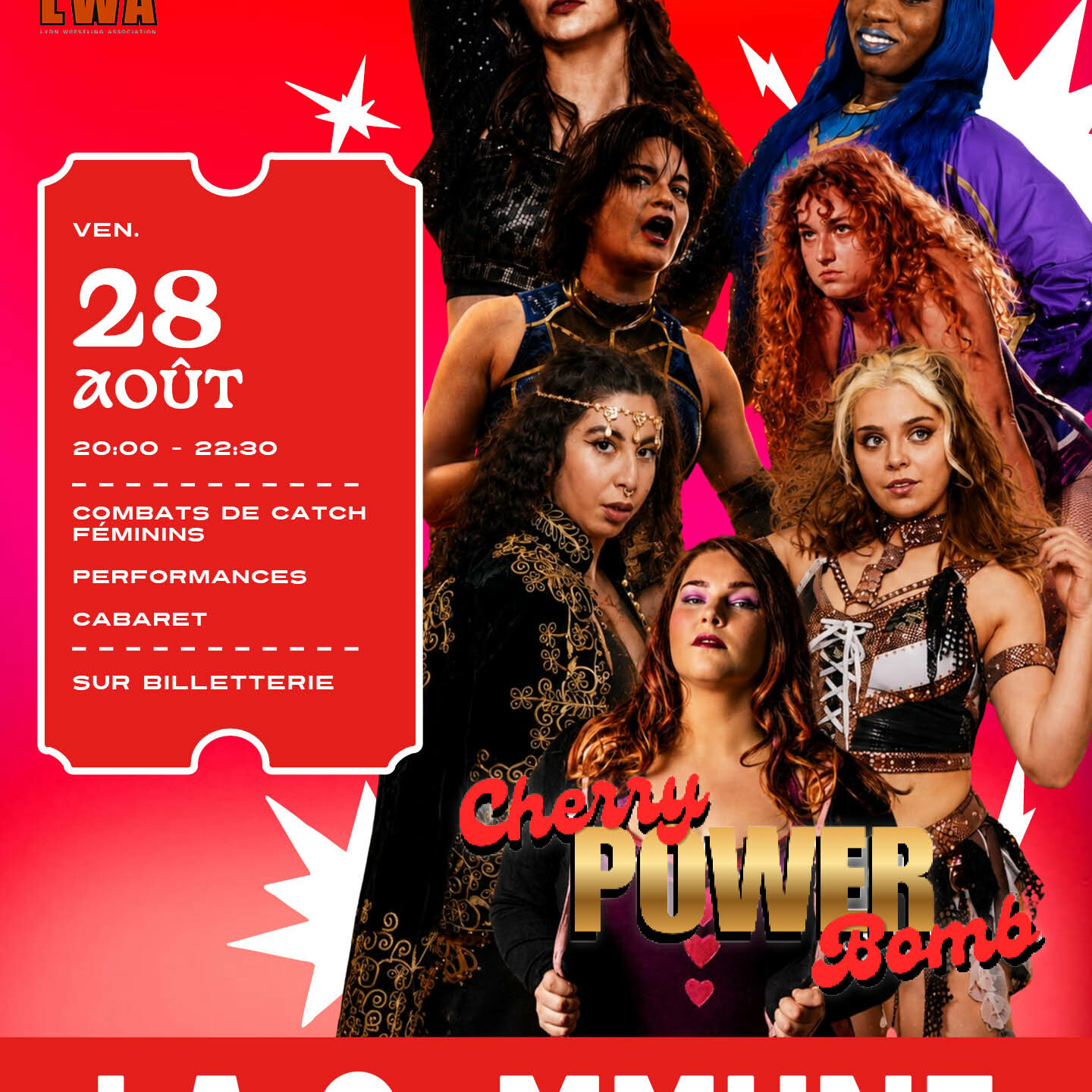 Cherry Power Bomb : le show de catch féminin à Lyon