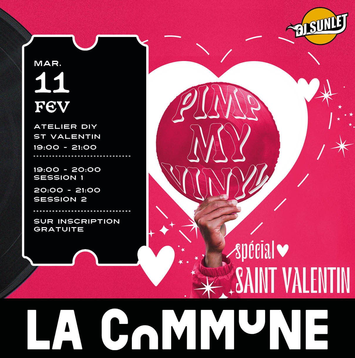 Affiche de l’atelier DIY 