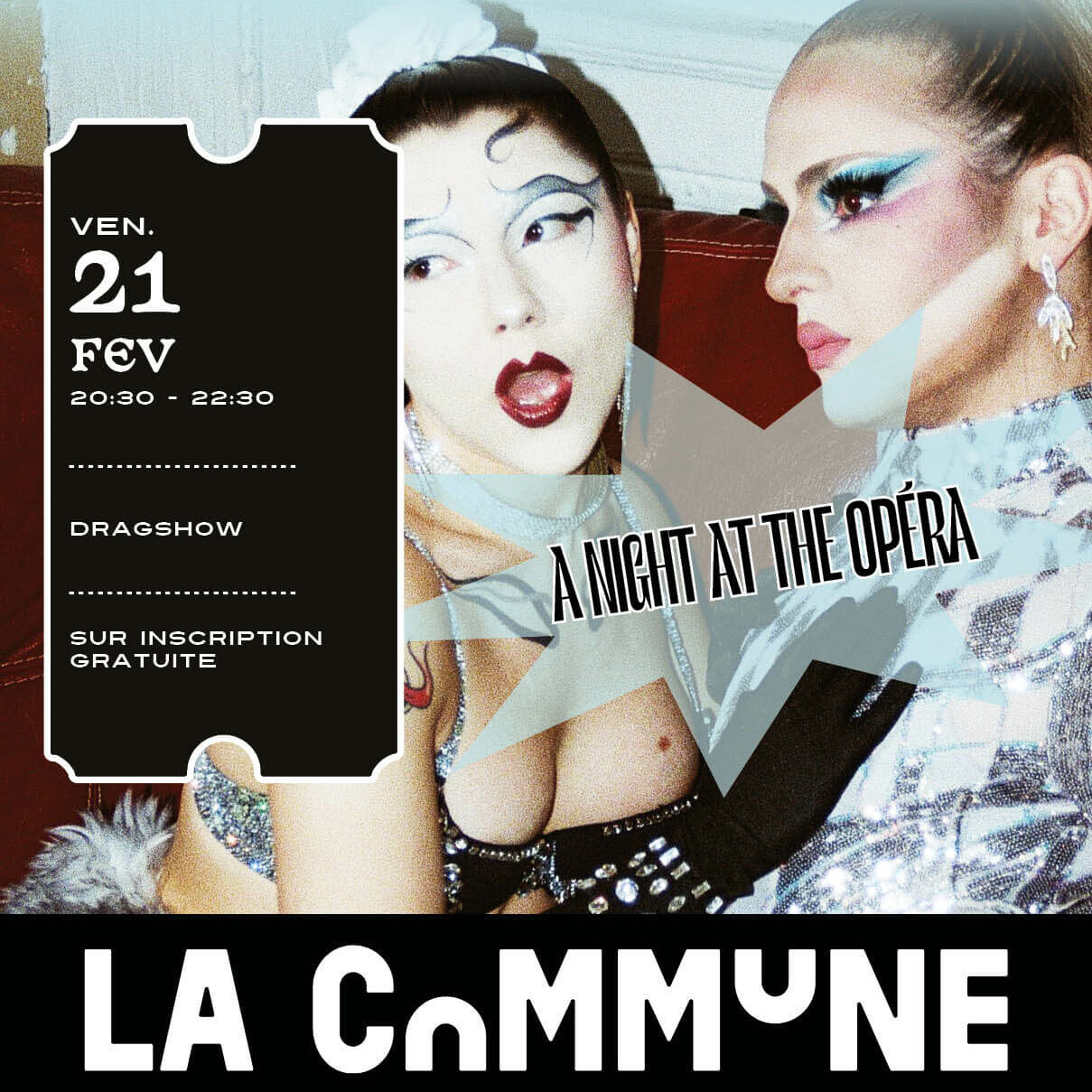 Affiche du dragshow 