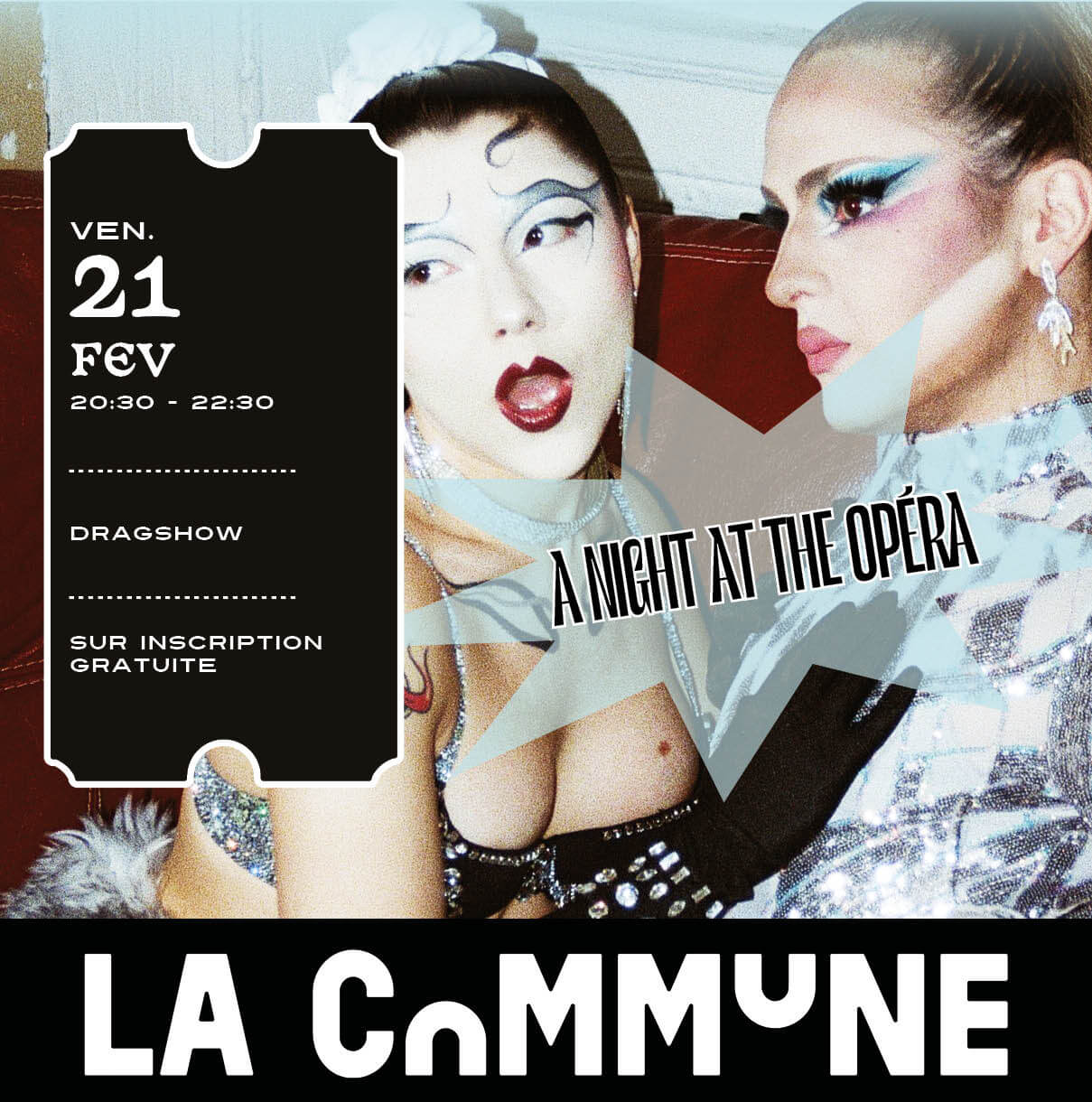 Affiche du dragshow 