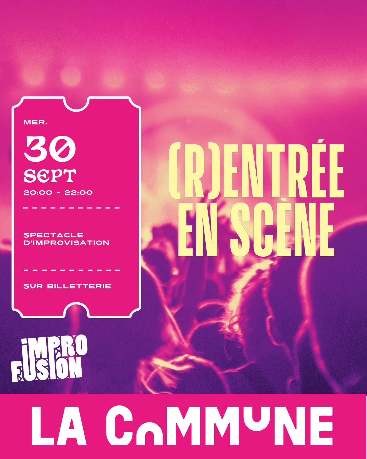 Rentrée en scène !