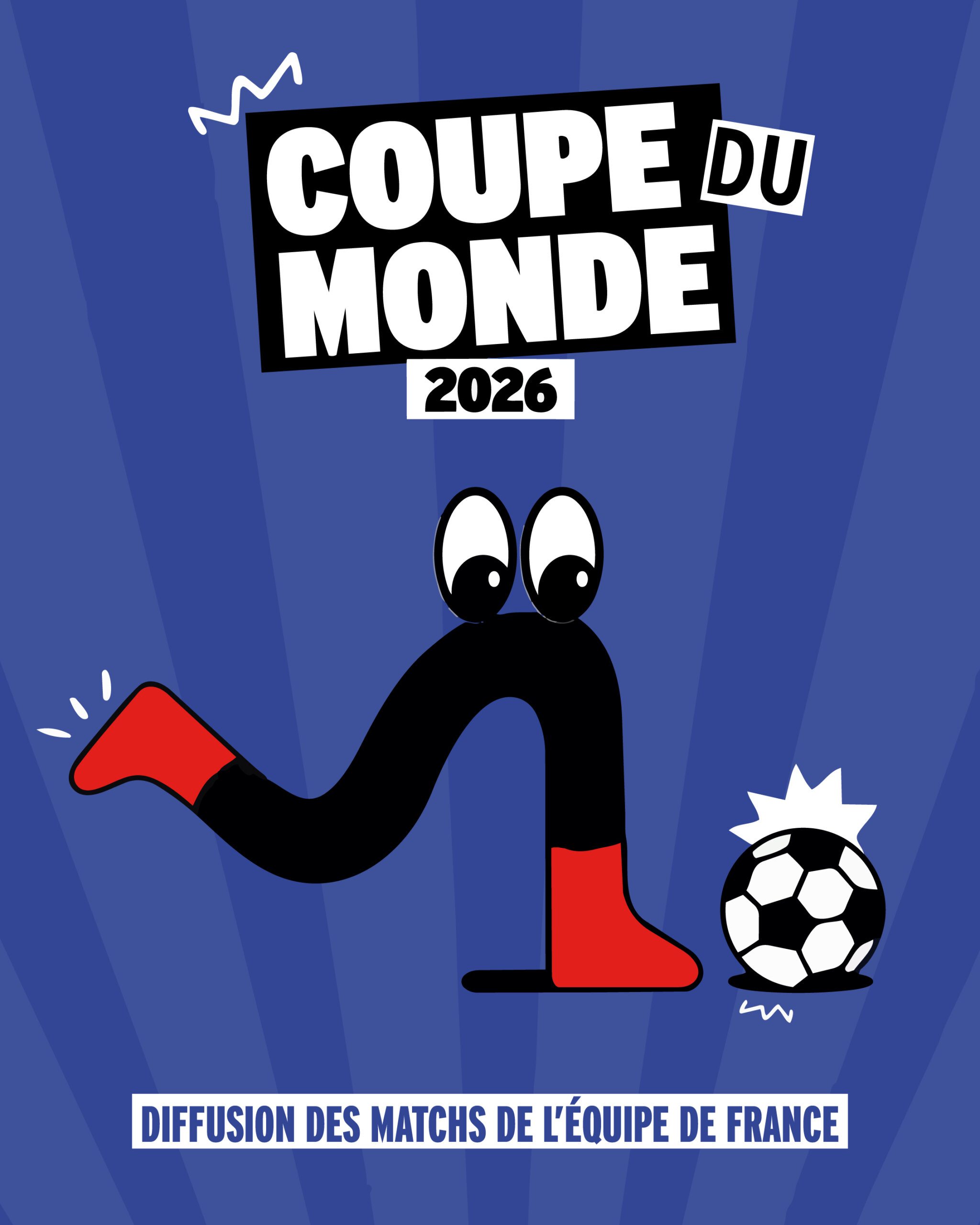 Diffusion des matchs de l'équipe de France pour la coupe du monde 2026