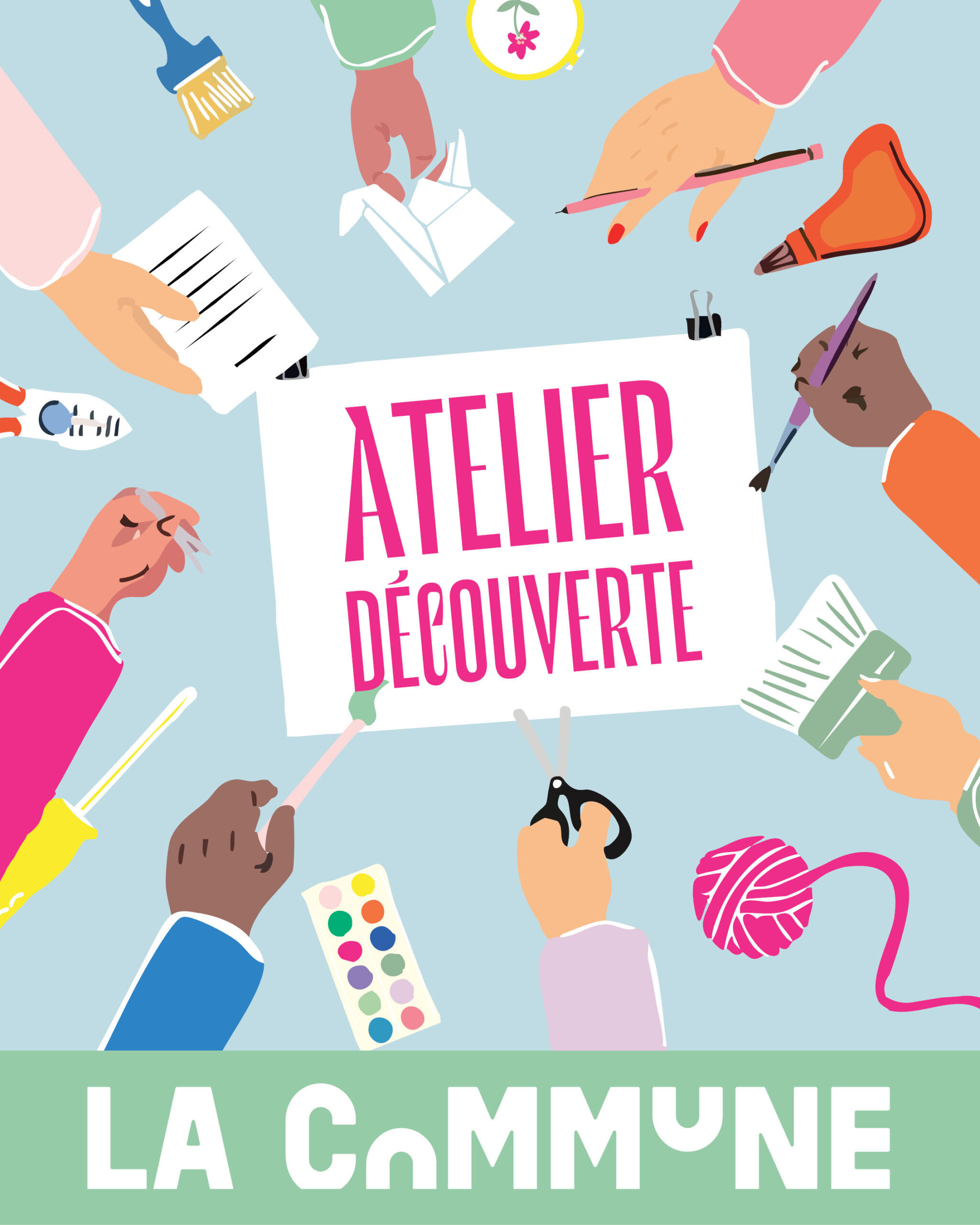Les ateliers découvertes à La Commune !