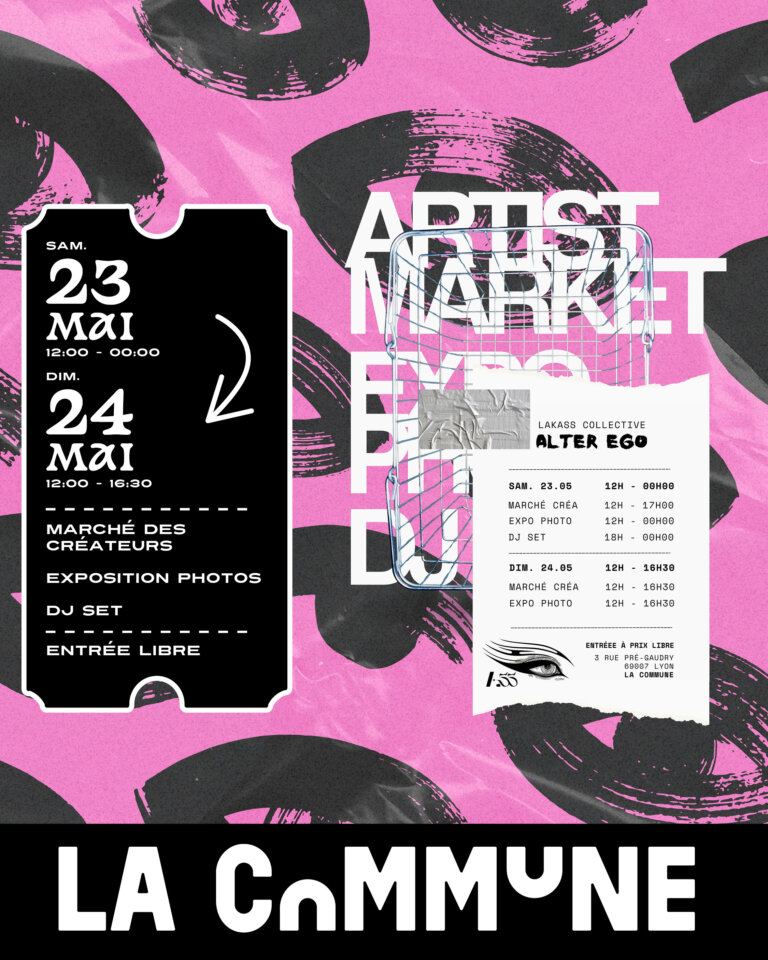 Alter Ego, line-up artistique, DJ set, week-end 23 24 mai, événement artistique, performance visuelle, exposition créateurs, musique électronique.