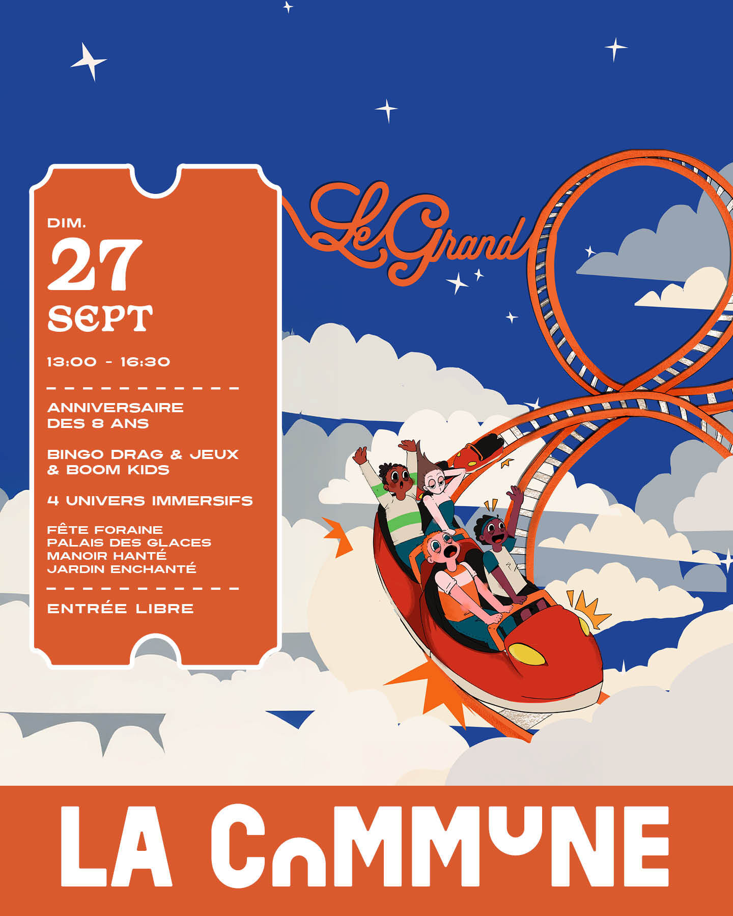 Le Grand 8 : bingo drag et boum kids à Lyon